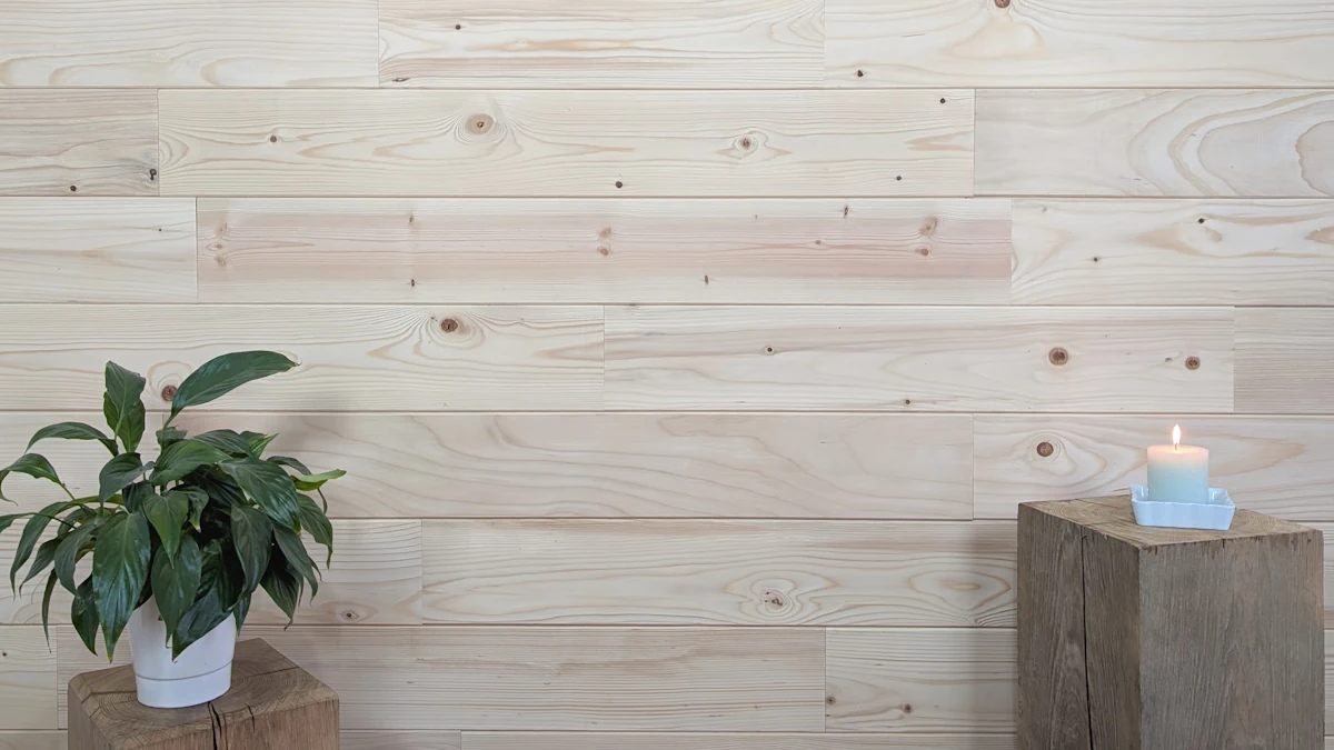 Lambris horizontal en Sapin 