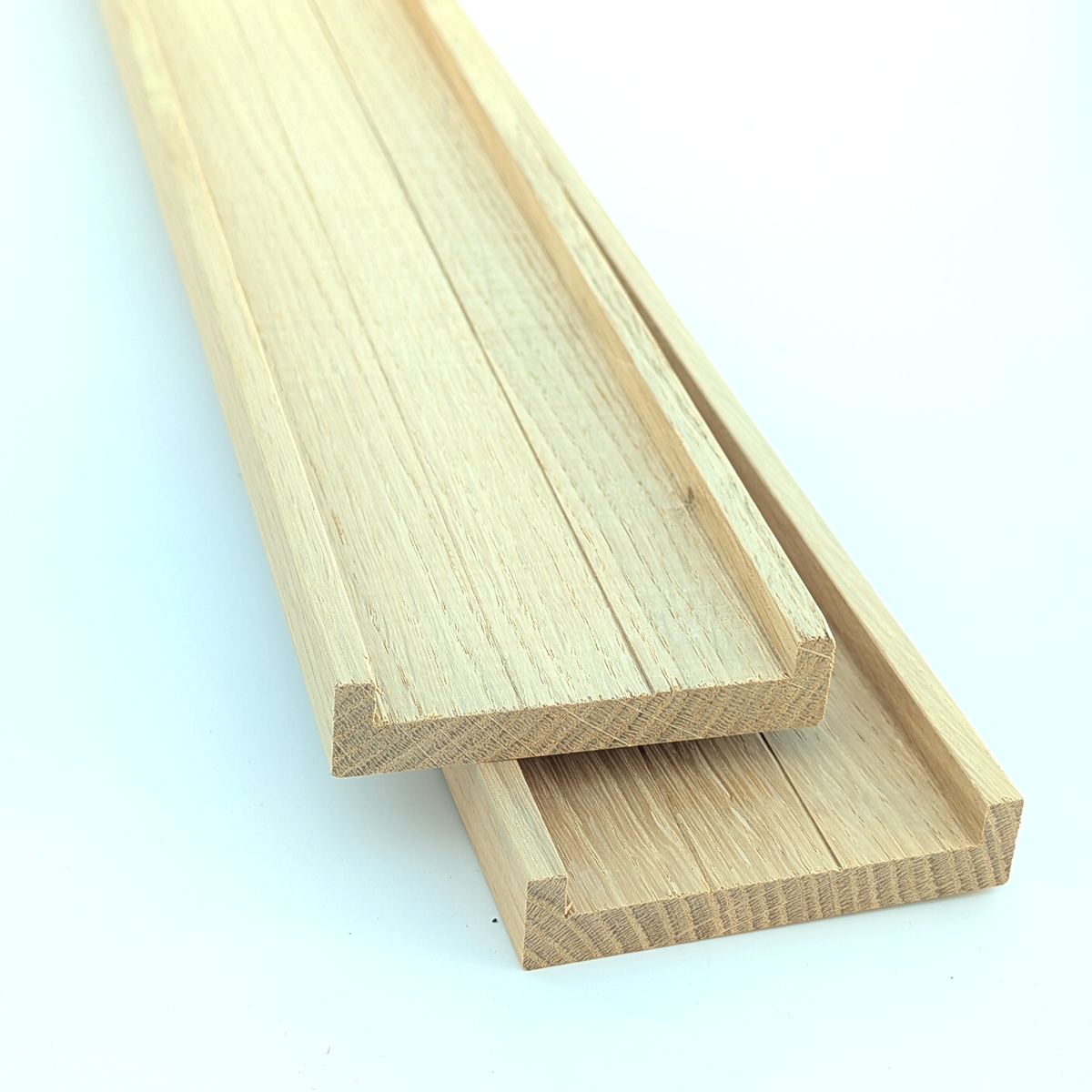Nez de Cloison en Chêne massif raboté 22 x 68 mm x 2,4 m
