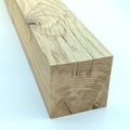 Poteau carré en chêne massif raboté , 80 × 80 mm, 2,5 m
