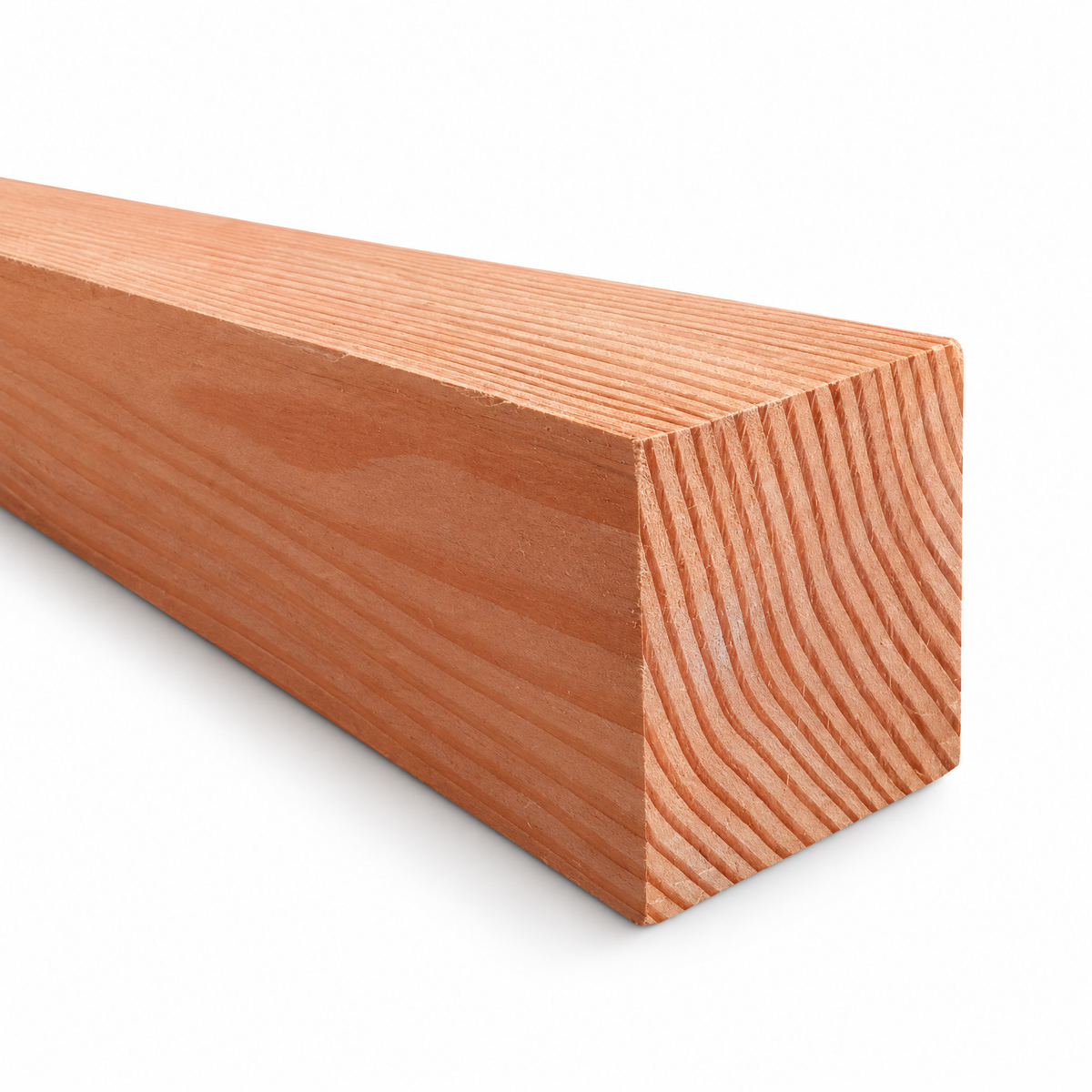 Poteau carré en douglas massif raboté, 80 × 80 mm, 2,5 m