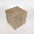L'Equilibre – Cube en chêne massif 17 cm