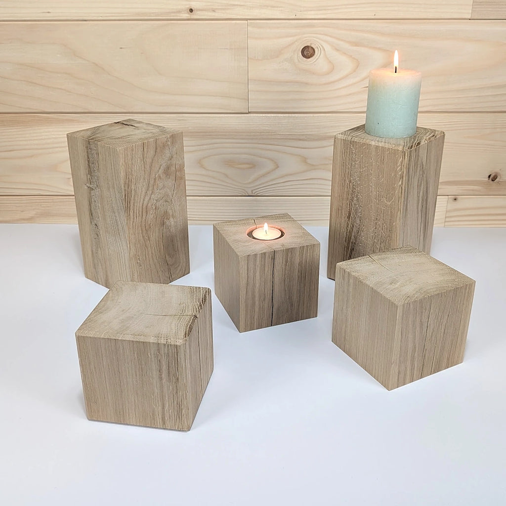 Lot de 3 – Plume & double Plume en chêne massif