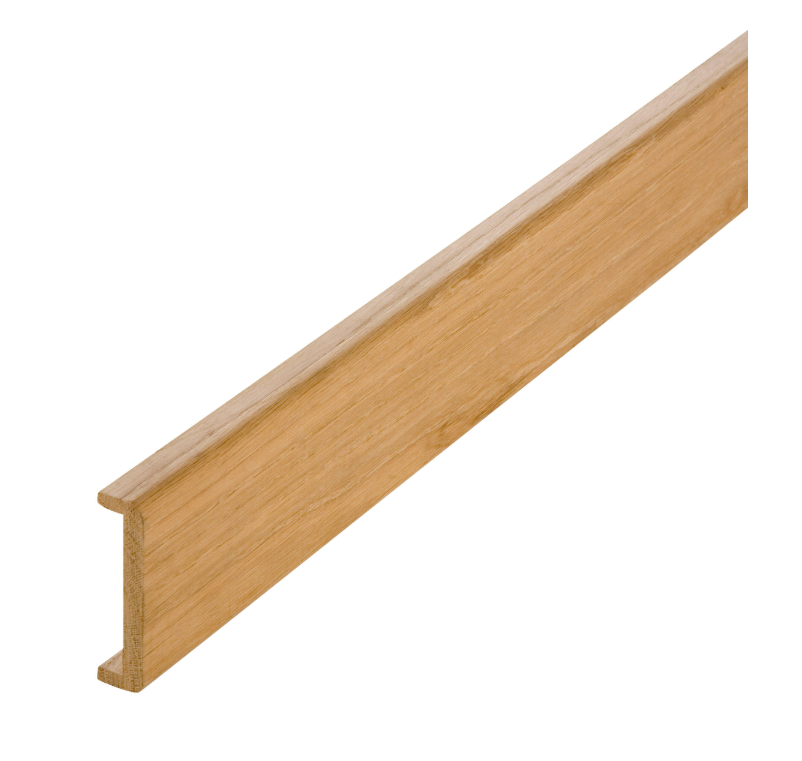 Nez de Cloison en Chêne massif raboté 22 x 68 mm x 2,4 m